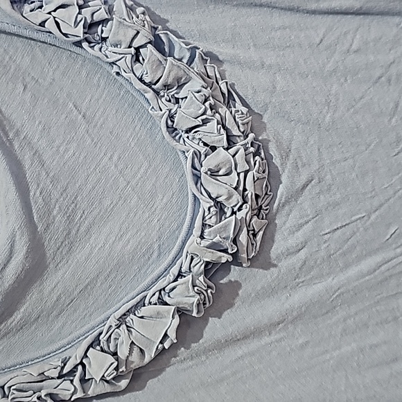 Lilly Lou Size Medium 100% Cotton Blue Top - Excellent Preloved condition - Picture 6 of 7